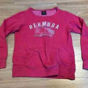 Bermuda pinkscoop crewneck hoodie size medium women’s  Bought in Bermuda and su